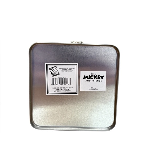 Disney Mickey & Minnie Mouse Tin Storage Container - Picture 6 of 8